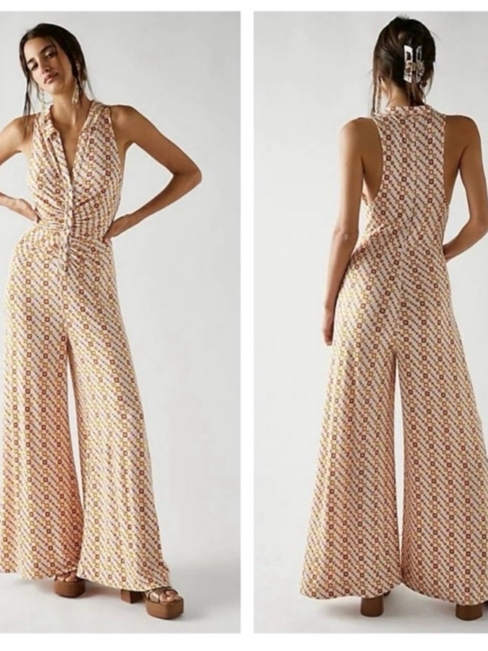 Free People Shayla Retro Jumpsuit